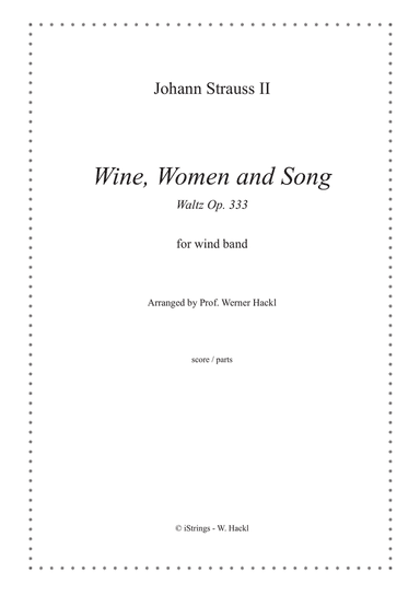 Wine, Women and Song - Waltz