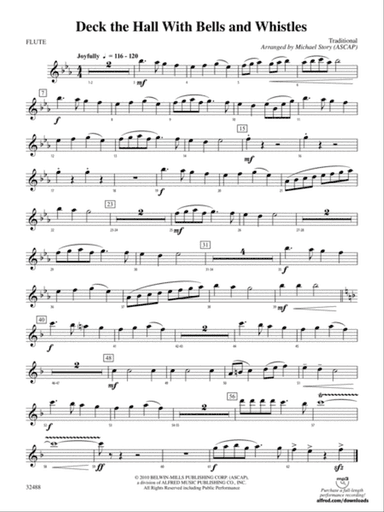 Deck the Hall with Bells and Whistles: Flute