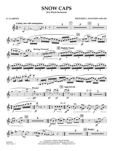 Snow Caps - Eb Clarinet