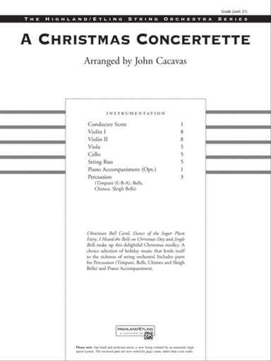A Christmas Concertette: Score