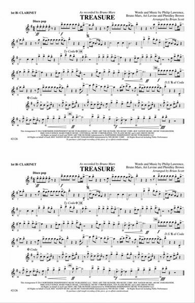 Treasure: 1st B-flat Clarinet