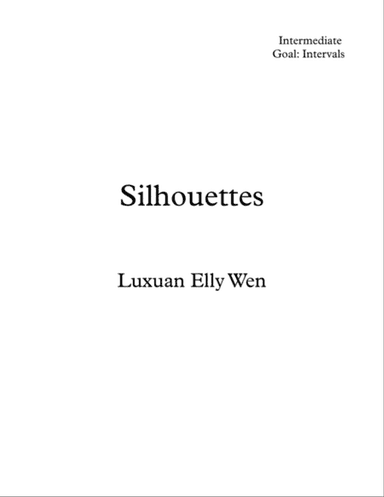Silhouettes-A Chinese pentatonic music composed for intermediate pianist, as Lunar New Year special