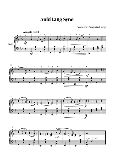 Auld Lang Syne
