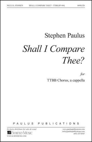 Shall I Compare Thee?