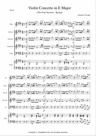 The Four Seasons - Spring 1st Movement