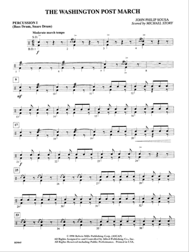 Washington Post: 1st Percussion