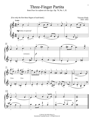 Three-Finger Partita