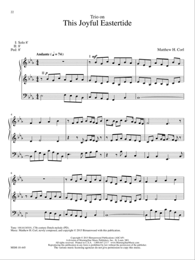 Trio on This Joyful Eastertide (Downloadable)