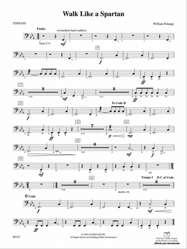 Walk Like a Spartan: Timpani