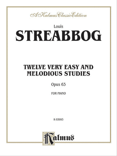 Twelve Very Easy and Melodious Studies, Op. 63