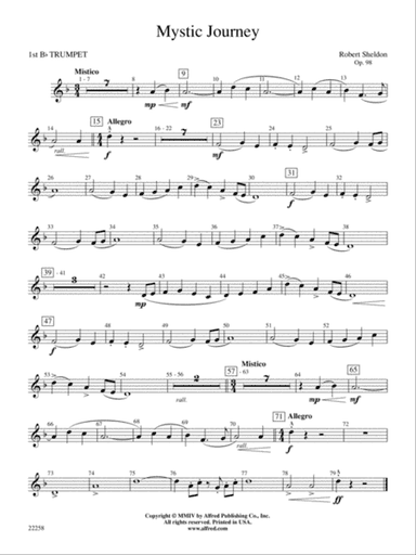 Mystic Journey: 1st B-flat Trumpet