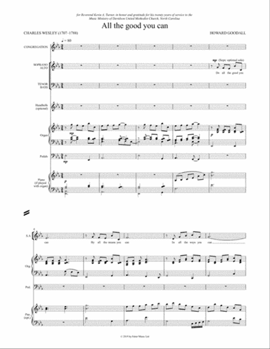 All the good you can (Downloadable Full Score)