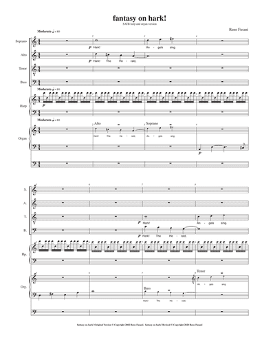 fantasy on hark! (organ version)