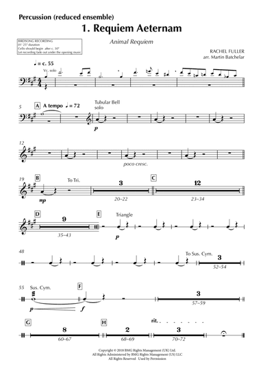 Animal Requiem - Percussion