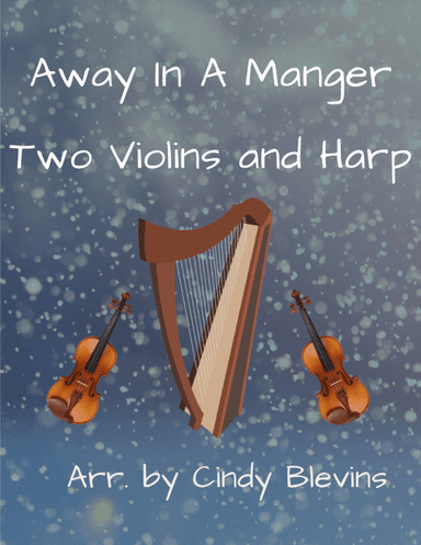 Away In A Manger, Two Violins and Harp