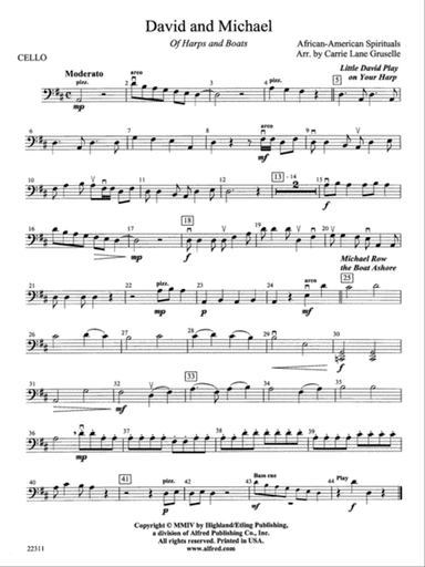 David and Michael: Cello