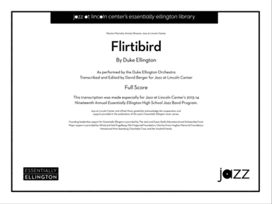 Flirtbird (from Anatomy of a Murder): Score