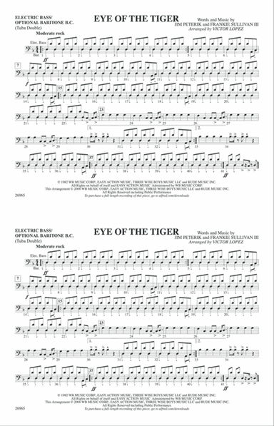 Eye of the Tiger: Electric Bass