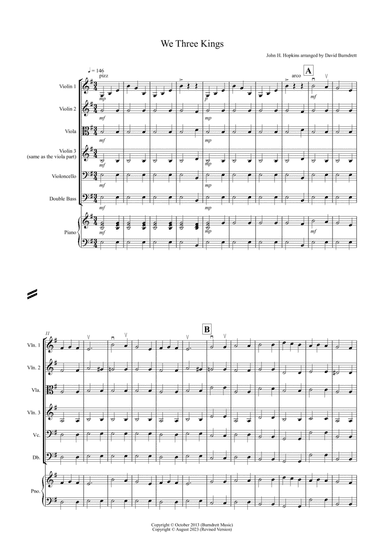 We Three Kings for String Orchestra