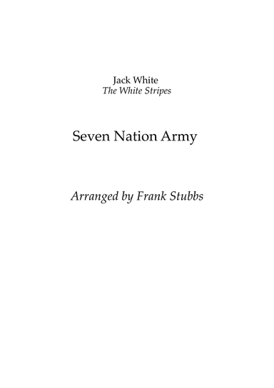 Seven Nation Army