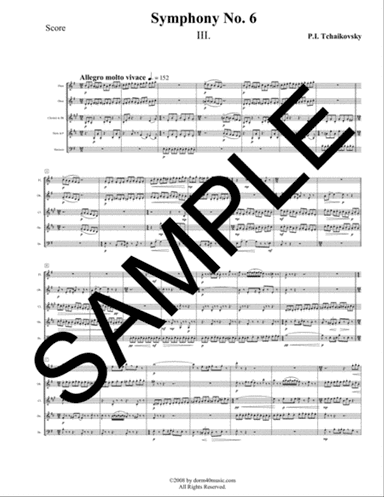 Symphony No. 6 - 3rd Movement for Woodwind Quintet