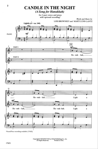Candle in the Night (A Song for Hanukkah)