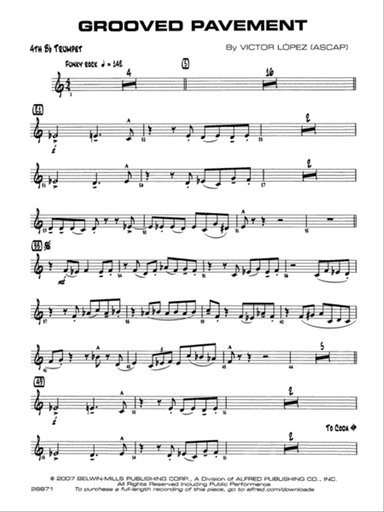 Grooved Pavement: 4th B-flat Trumpet