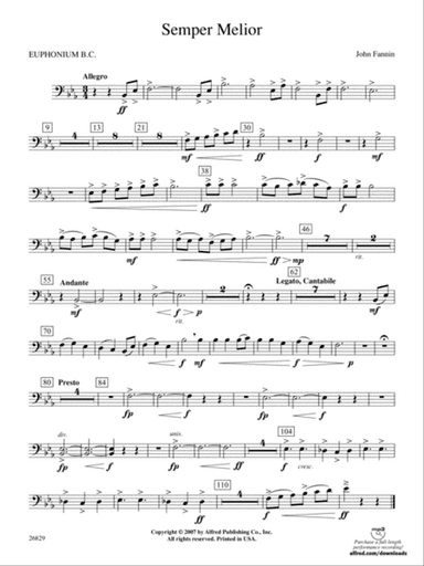 Semper Melior: Baritone B.C.