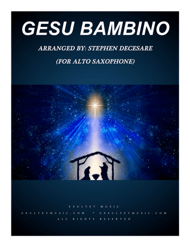 Gesu Bambino (for Alto Saxophone and Piano)