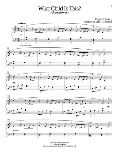 What Child Is This? (Greensleeves)