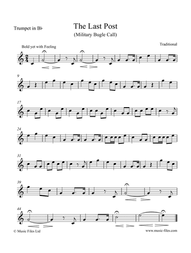 The Last Post (Military Bugle Call)