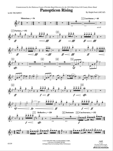 Panopticon Rising: 1st B-flat Trumpet