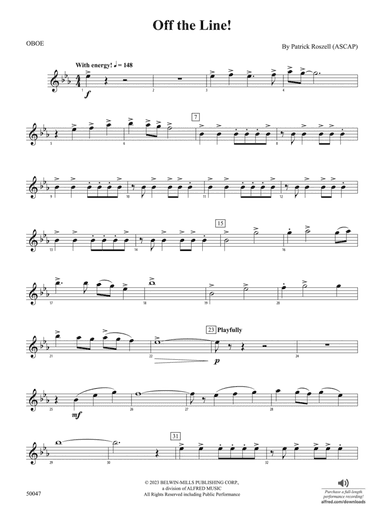 Off the Line!: Oboe