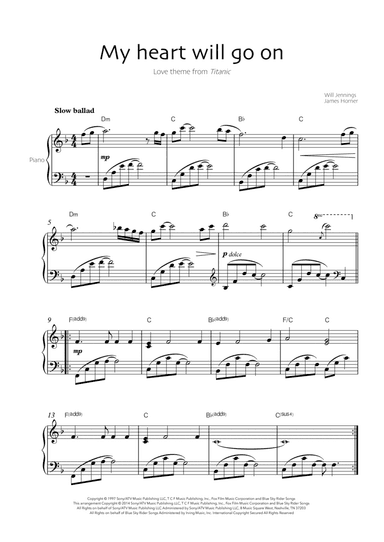 My Heart Will Go On (love Theme From 'titanic')