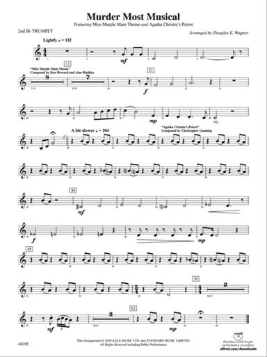 Murder Most Musical: 2nd B-flat Trumpet