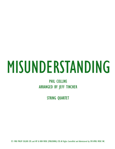 Misunderstanding