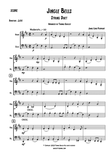 Jingle Bells (String Duet)