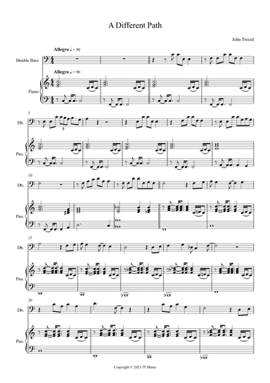 A Different Path - Double Bass and Piano