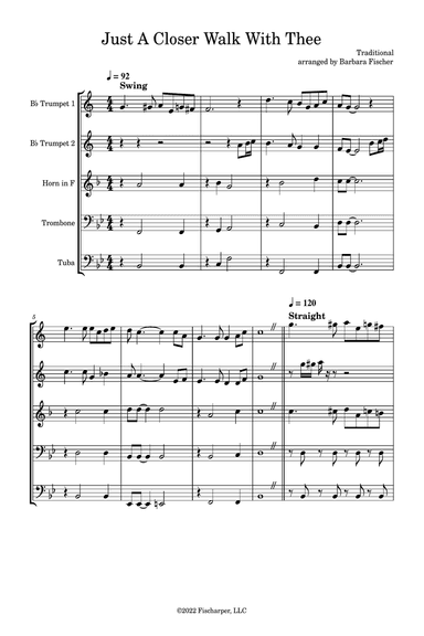 Just A Closer Walk With Thee