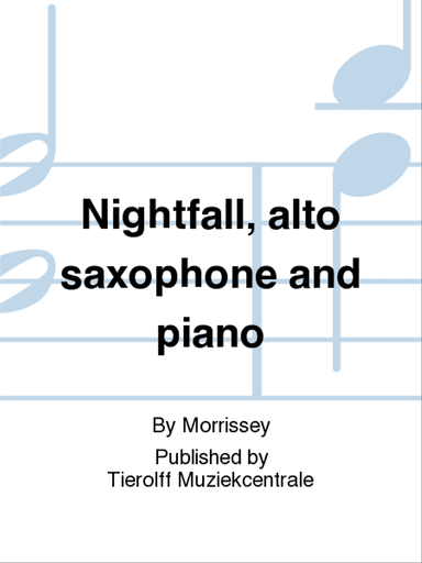 Nightfall, Alto Saxophone & Piano