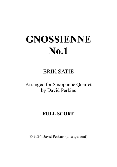Gnossienne No 1