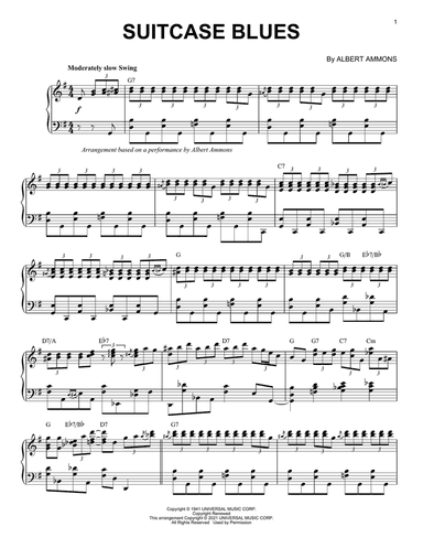 Suitcase Blues (arr. Brent Edstrom)