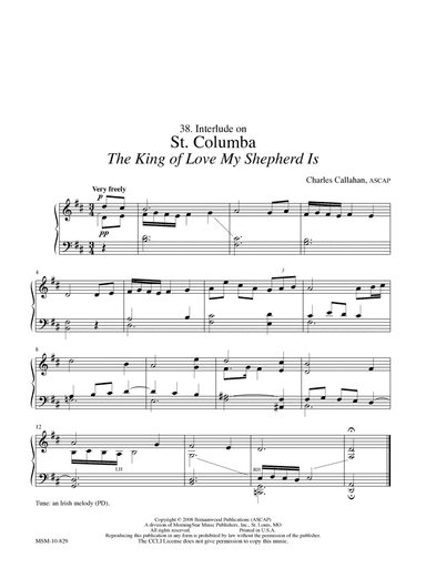 Interlude on St. Columba (The King of Love My Shepherd Is)