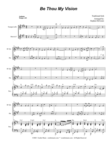 Be Thou My Vision (Duet for Bb-Trumpet and French Horn)