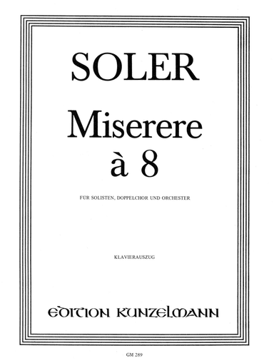Miserere a 8 in E-flat major