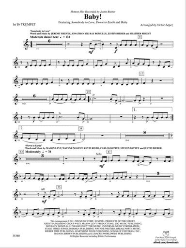 Baby!: 1st B-flat Trumpet