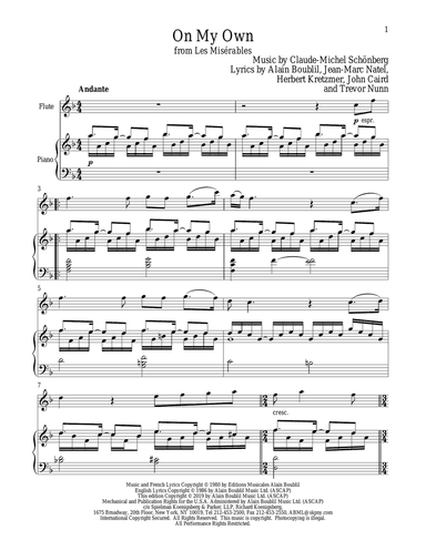 On My Own (from Les Miserables)