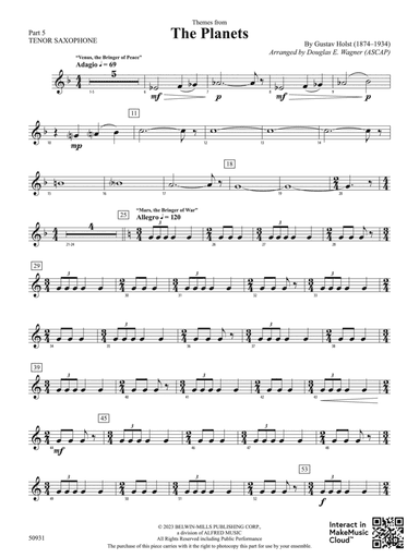 The Planets: Part 5 - Tenor Saxophone