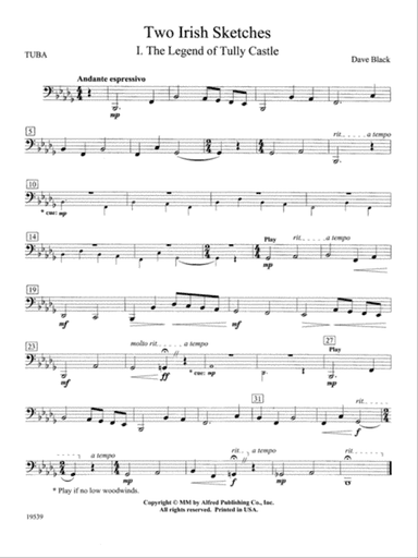Two Irish Sketches: Tuba