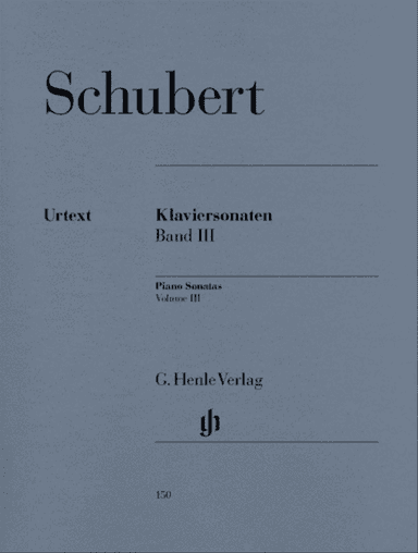 Schubert - Sonatas Book 3 Piano Urtext